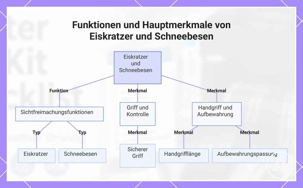 Funktionen und Hauptmerkmale von Eiskratzer und Schneebesen