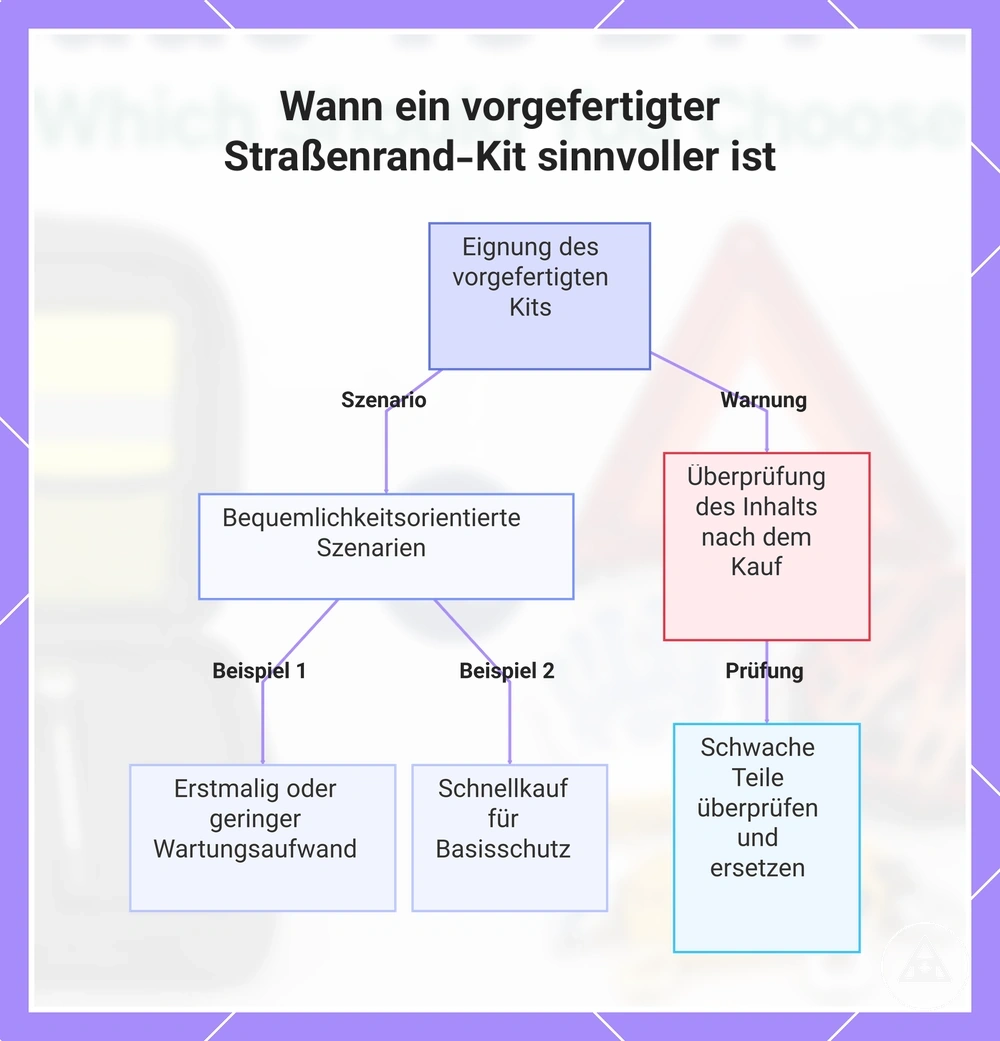 Wann ein vorgefertigter Straßenrand-Kit sinnvoller ist