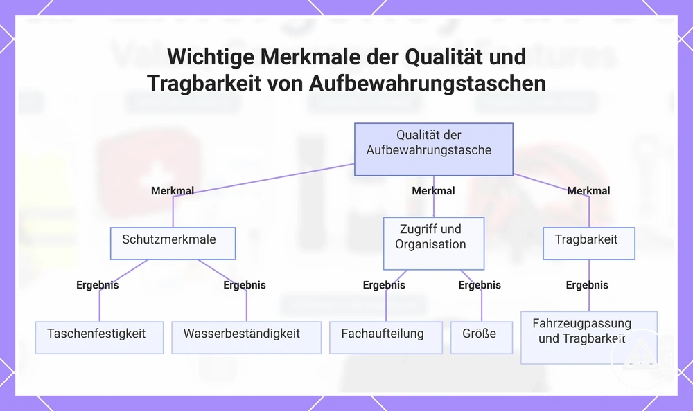 Wichtige Merkmale der Qualität und Tragbarkeit von Aufbewahrungstaschen