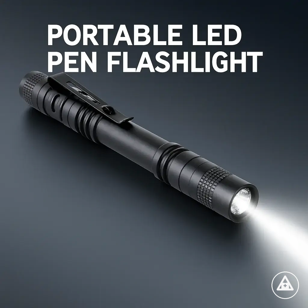 Portable waterproof mini LED pen flashlight for camping, car repair, emergency, and home use