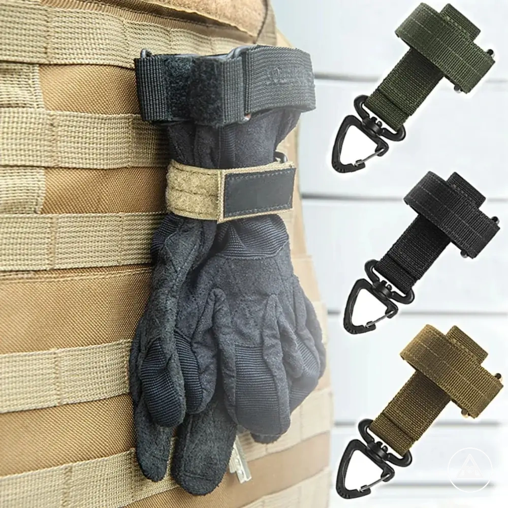 Multi-purpose nylon gloves safety clip for outdoor and camping use