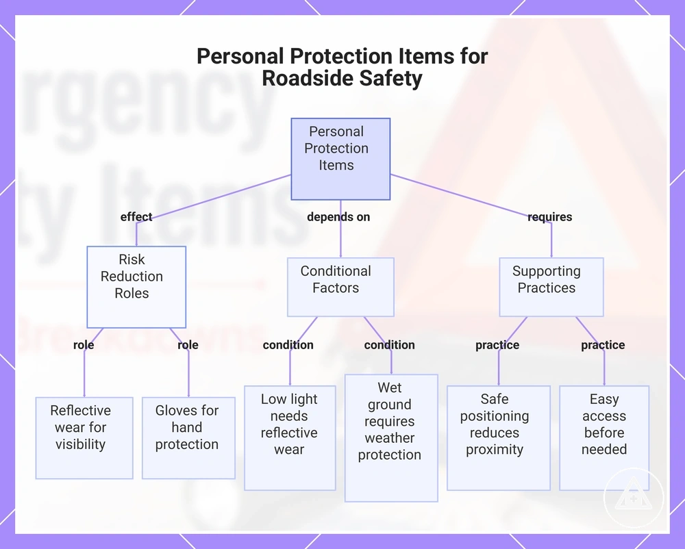 Personal Protection Items for Roadside Safety