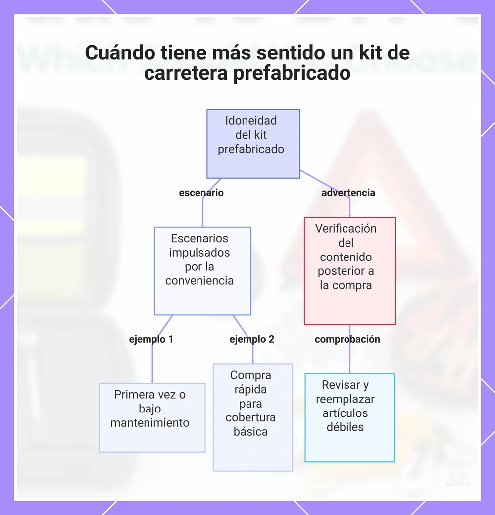 Cuándo tiene más sentido un kit de carretera prefabricado