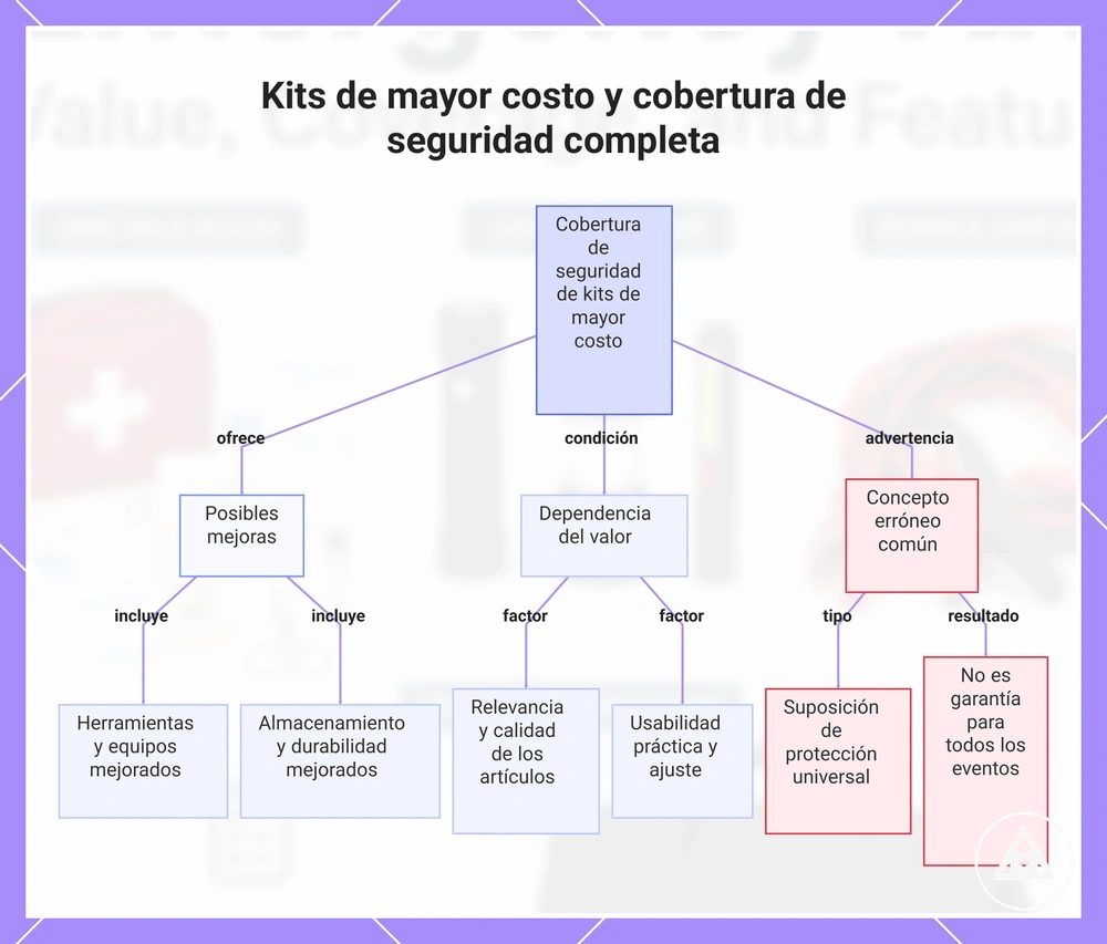 Kits de mayor costo y cobertura de seguridad completa
