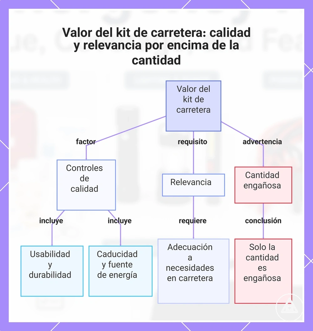 Valor del kit de carretera: calidad y relevancia por encima de la cantidad