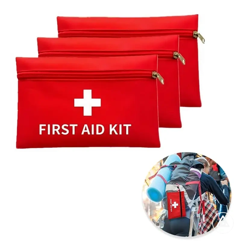 Pochette vide de premiers secours pour fournitures médicales d’urgence en voiture, bateau, déplacement ou extérieur