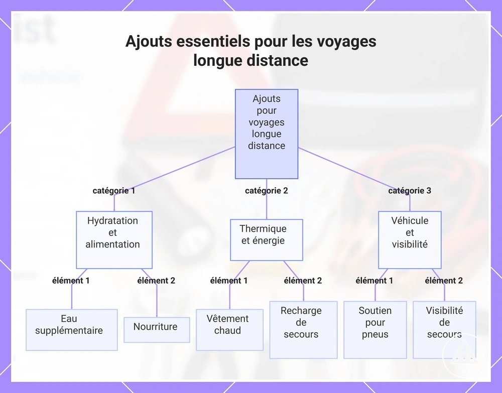 Ajouts essentiels pour les voyages longue distance