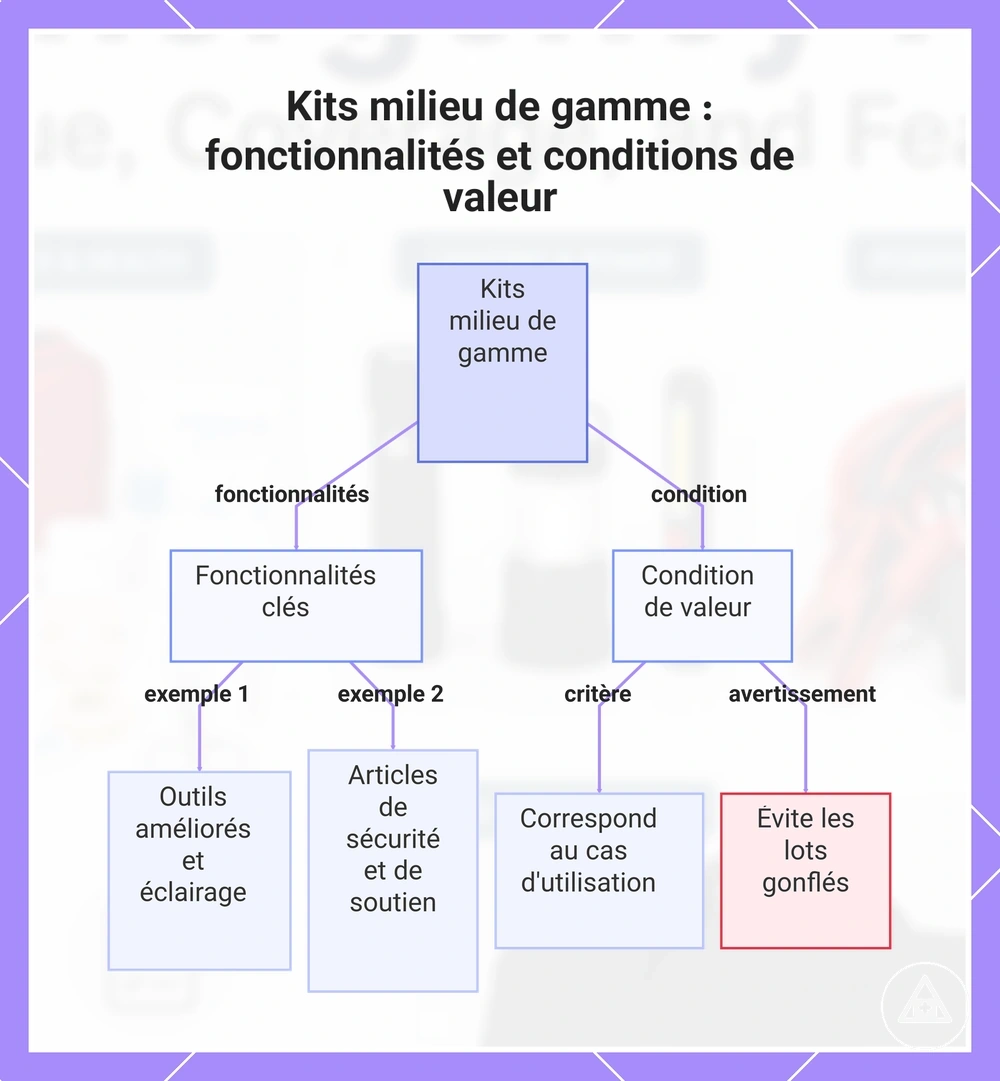 Kits milieu de gamme : fonctionnalités et conditions de valeur