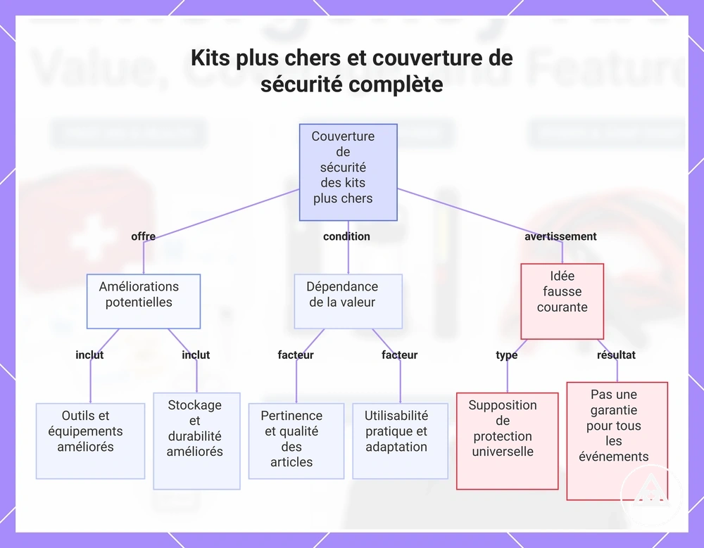 Kits plus chers et couverture de sécurité complète