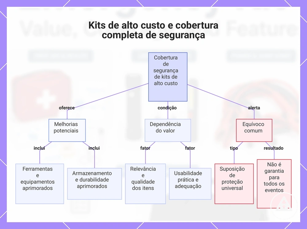 Kits de alto custo e cobertura completa de segurança